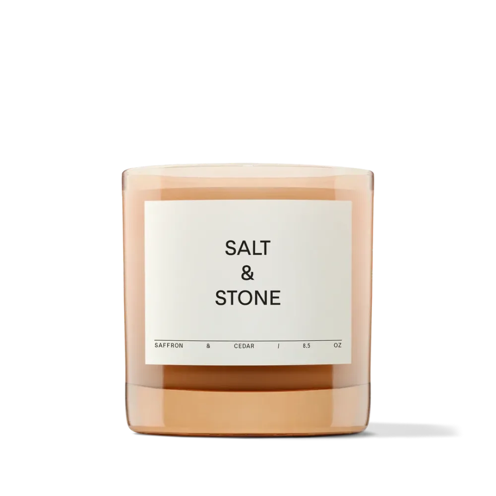 Salt & Stone Candle Saffron & Cedar