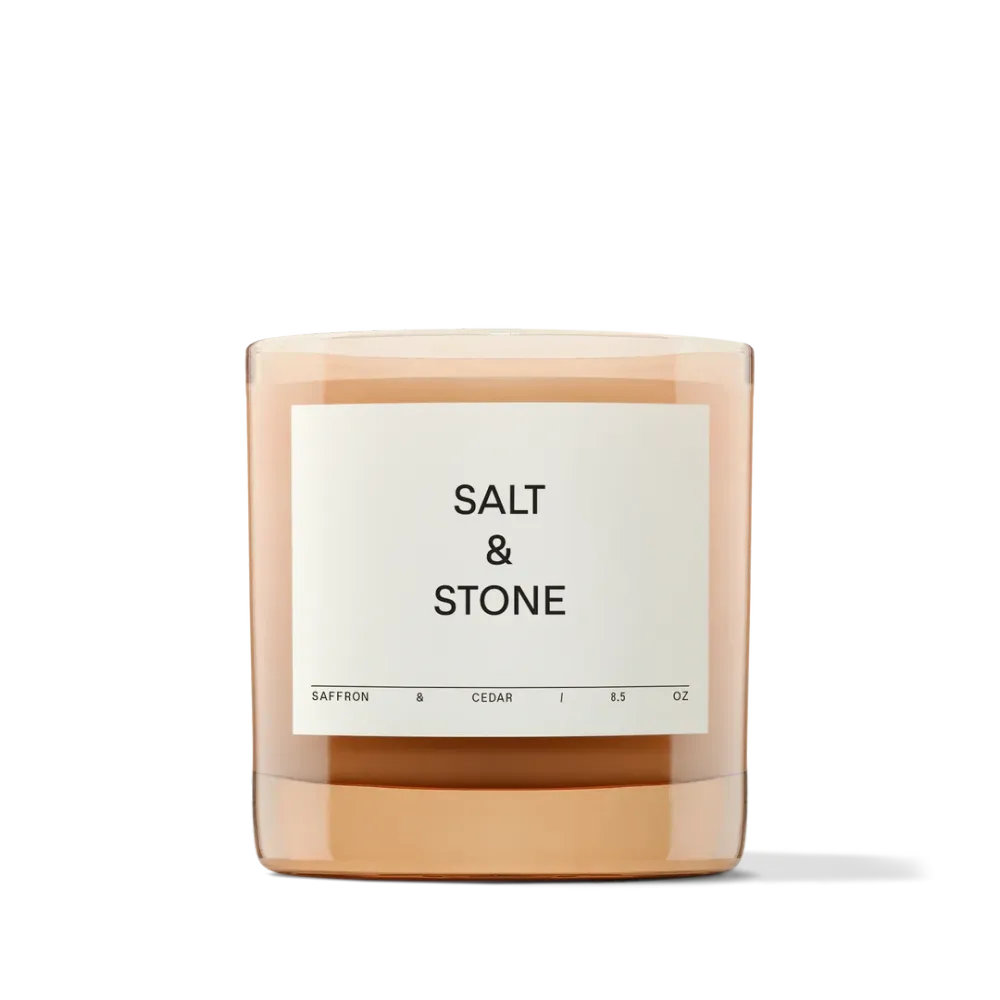 Salt & Stone Candle Saffron & Cedar
