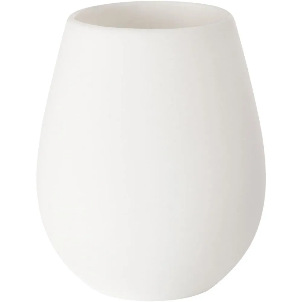 Candle holder Tropical 103 x 85 mm měkký silikon, white | Pack (1 container)