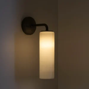 Claremont malé nástěnné svítidlo z jemného porcelánu – bronz