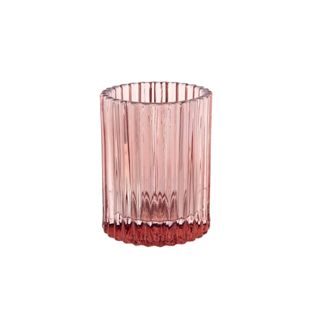 Kerzenhalter 70x55 mm, Comodo earthy pink - Stilvolles Design | Packung (1 Stück)