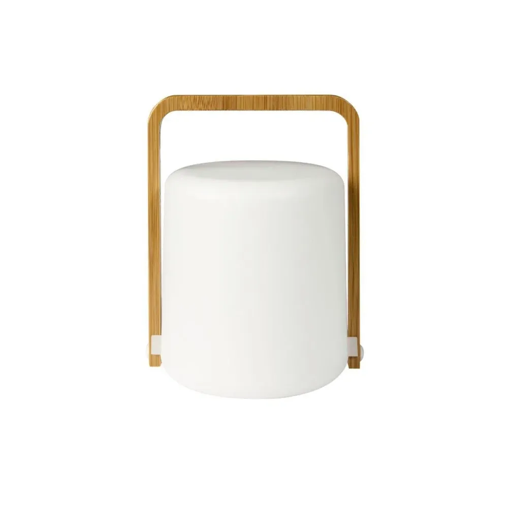 LED Kerzenhalter aus Bambus - Stilvoller Sibling Dekorateur | Packung (1 Stück)