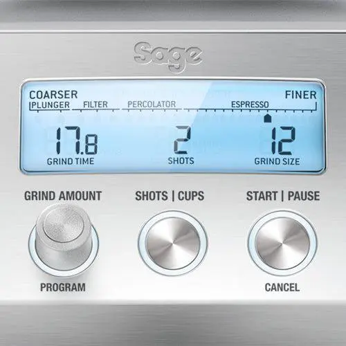 Labutí krk Sage SMART Grinder Pro kaffekværn Sort