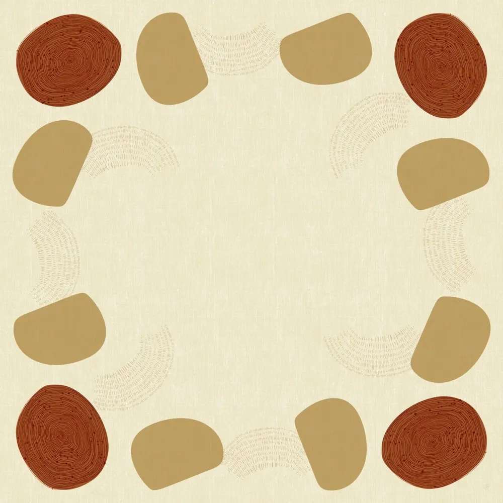 Dunicel-Mitteldecken 84 x 84 cm Earthy | Packung (20 Stück)