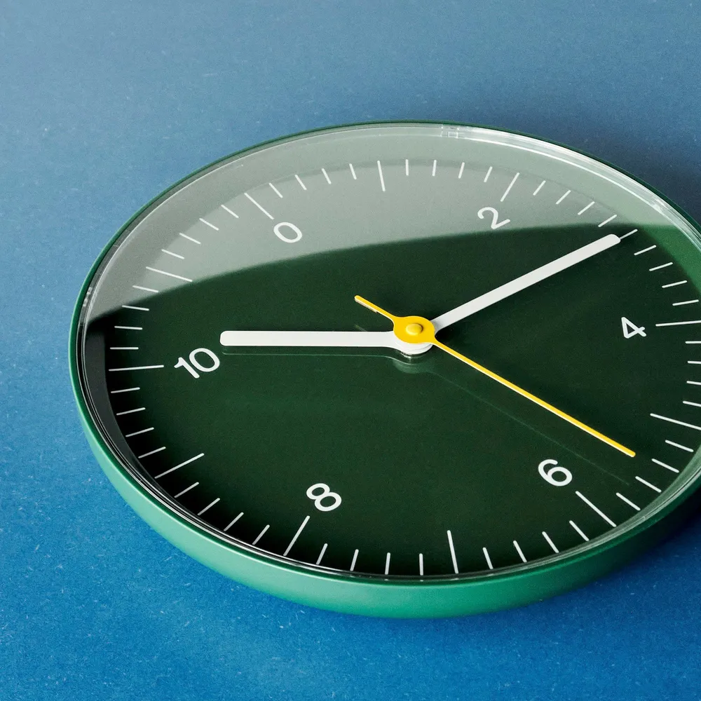 Nástěnné hodiny Wall Clock, Green