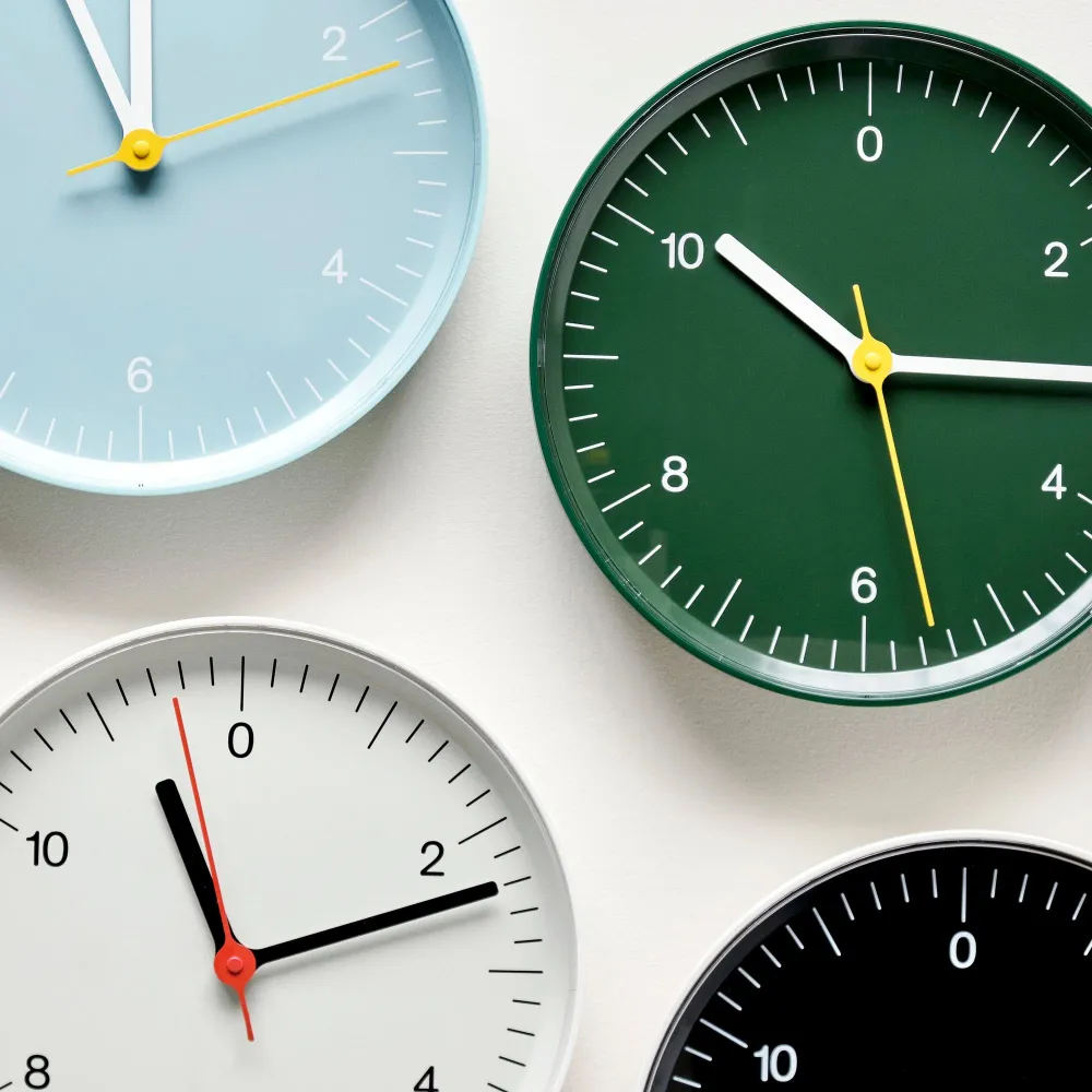 Nástěnné hodiny Wall Clock, Green