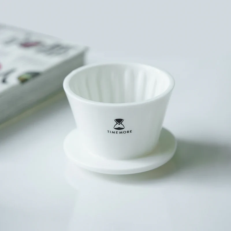 Timemore B75 keramický dripper – bílý