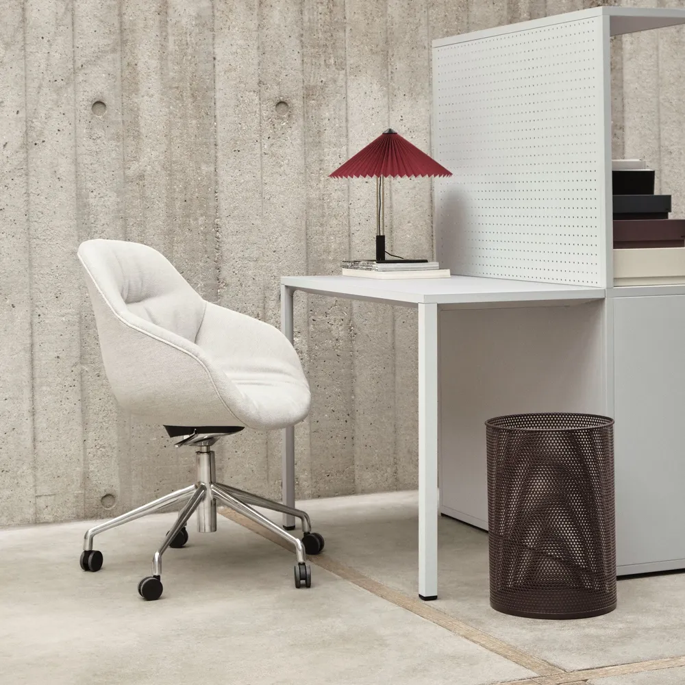 Odpadkový koš Perforated Bin L, Light Grey