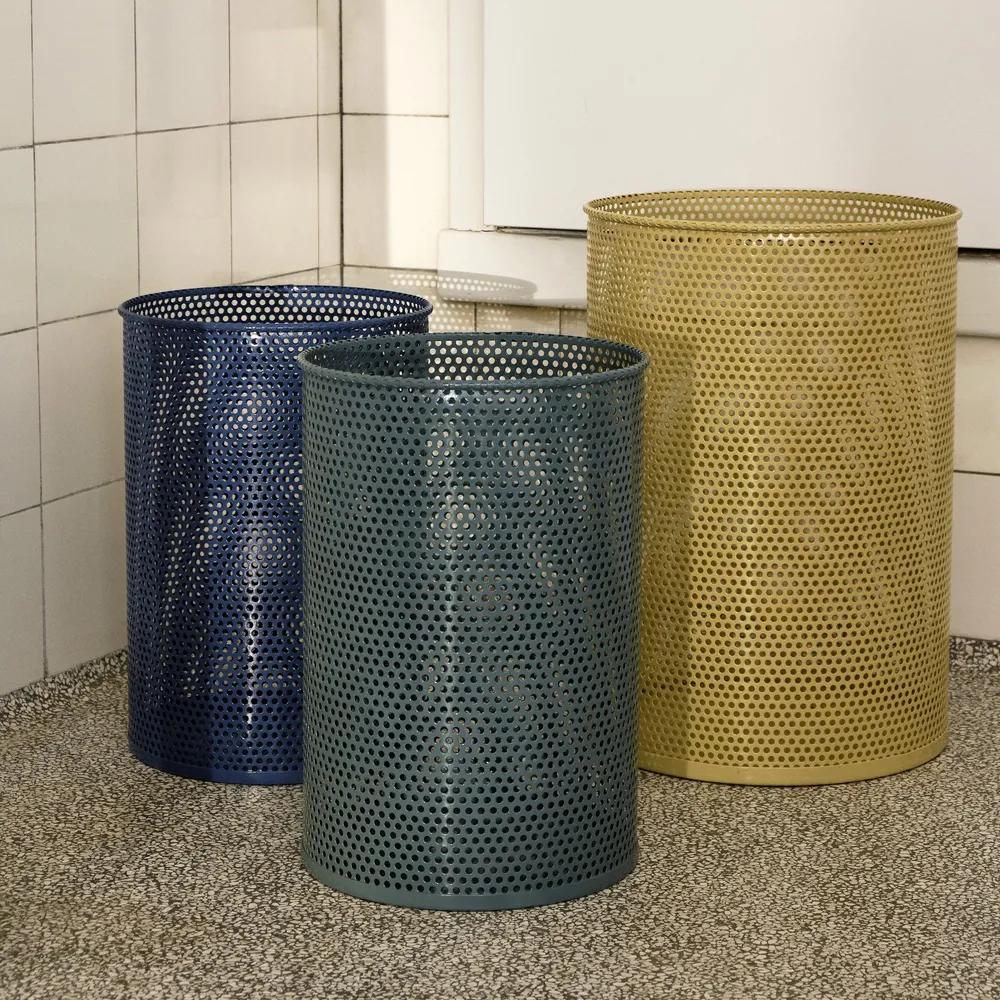 Odpadkový koš Perforated Bin L, Light Grey