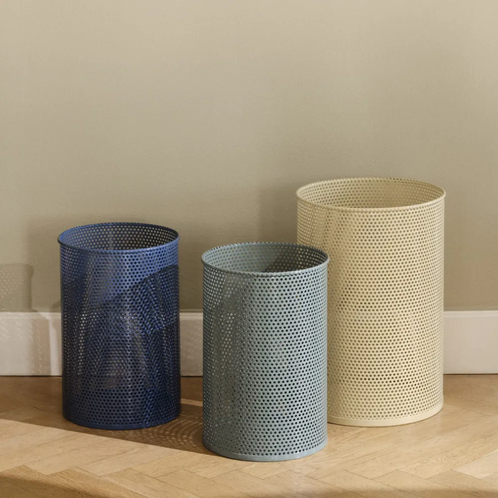 Odpadkový koš Perforated Bin L, Light Grey
