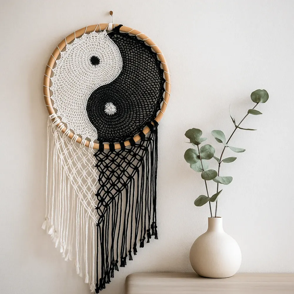 Lapač snů Jin Jang 50 cm
