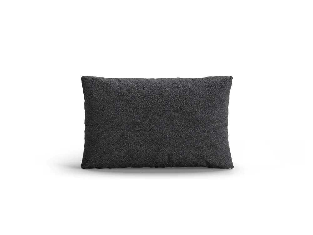 Polštář POPPY tmavě šedý boucle