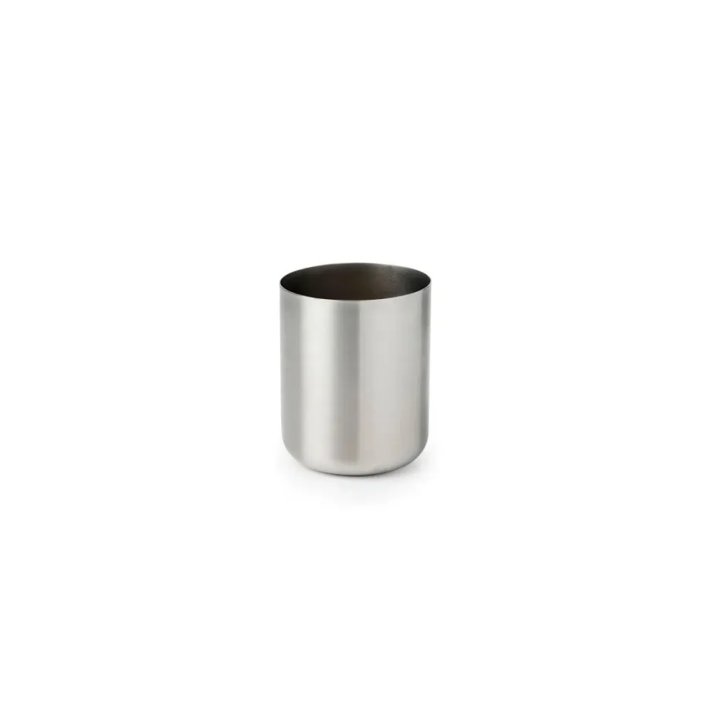 "Pond Around" bestek / servethouder rond 12,9 x 10,4 cm zilver, metaal | Pack (1 stuk)