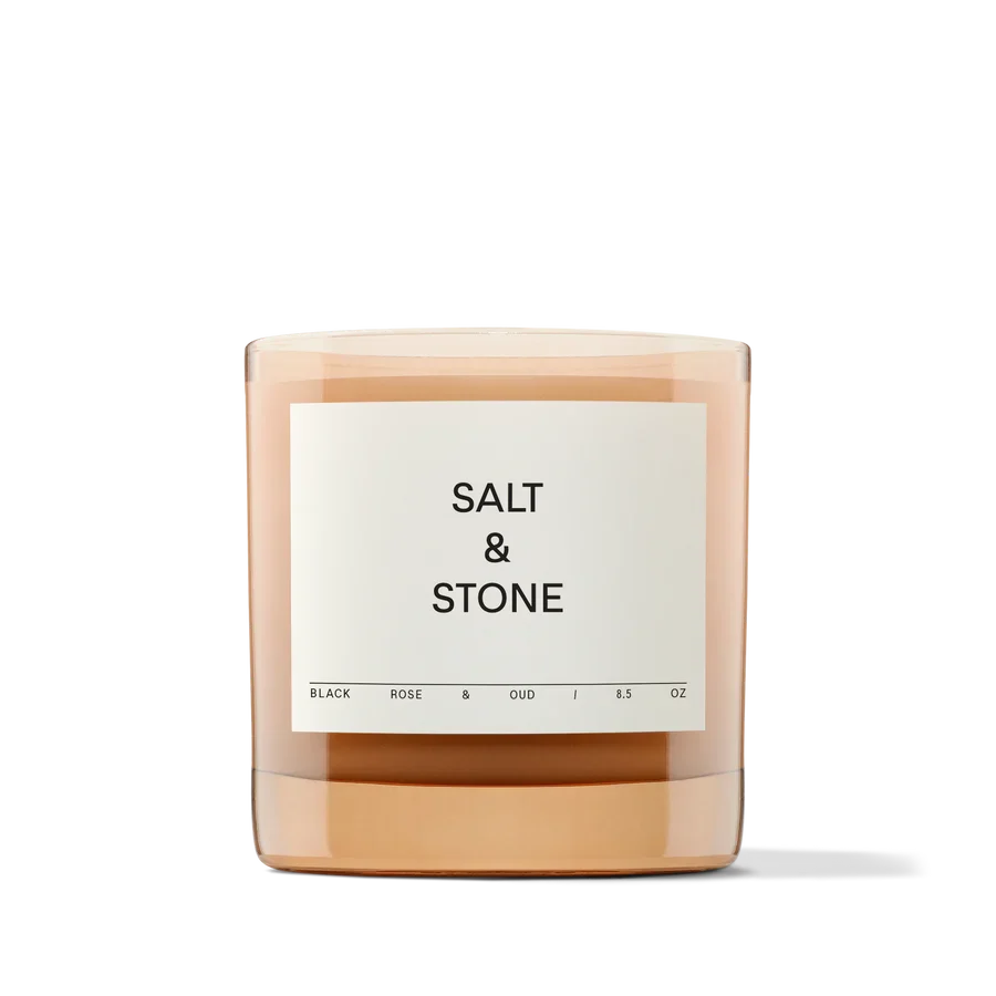Salt & Stone Candle Black Rose & Oud